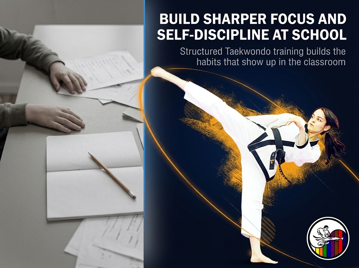 From Mat to Classroom: Structured Taekwondo That Builds Focus and Follow-Through